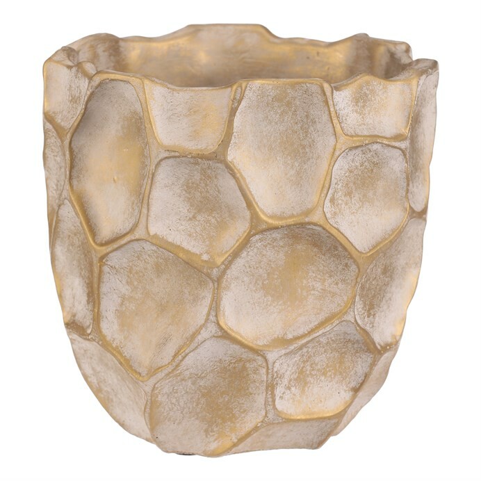 Betonový obal na květiny Plástev