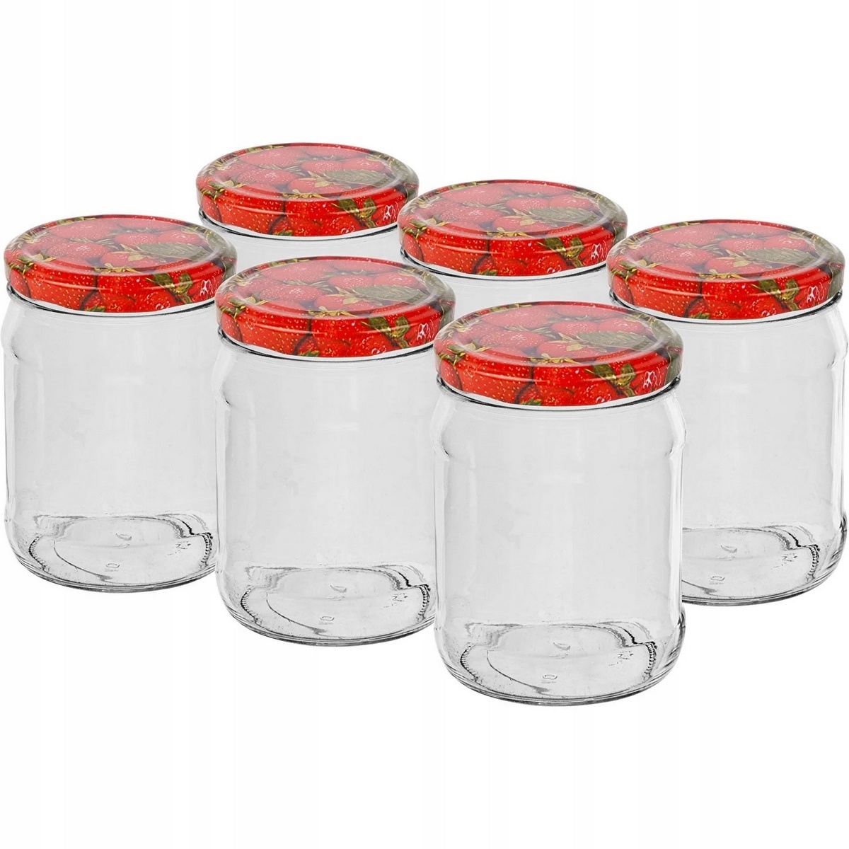 Browin 11252 sada zavařovacích sklenic s víčkem Twist 500 ml