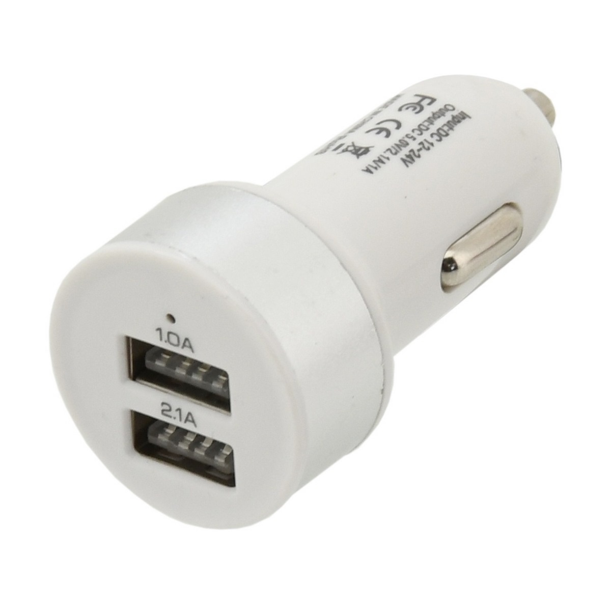 COMPASS Zástrčka 2xUSB 12-24V 5V/2100mA