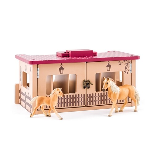 Faunica Stáj se dvěma koňmi