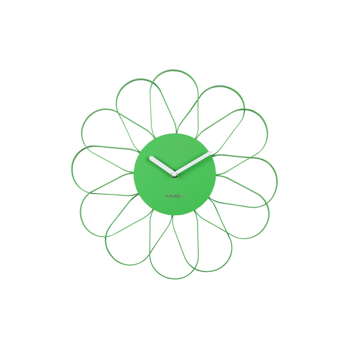 Karlsson 5975BG designové nástěnné hodiny zelená