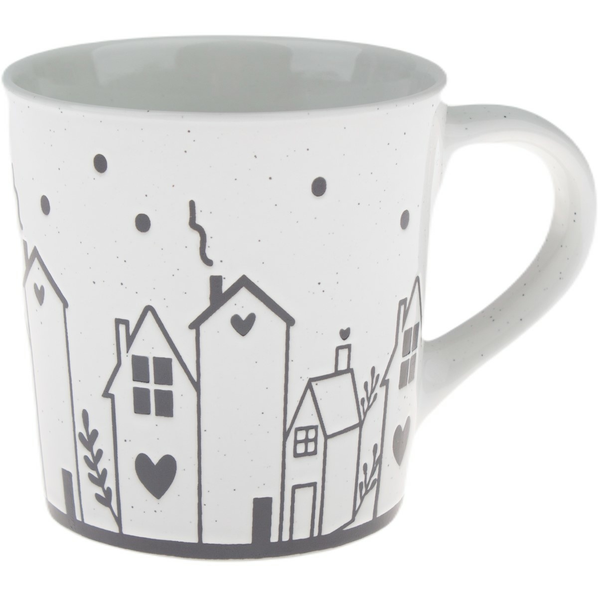 Keramický hrnek Domečky III