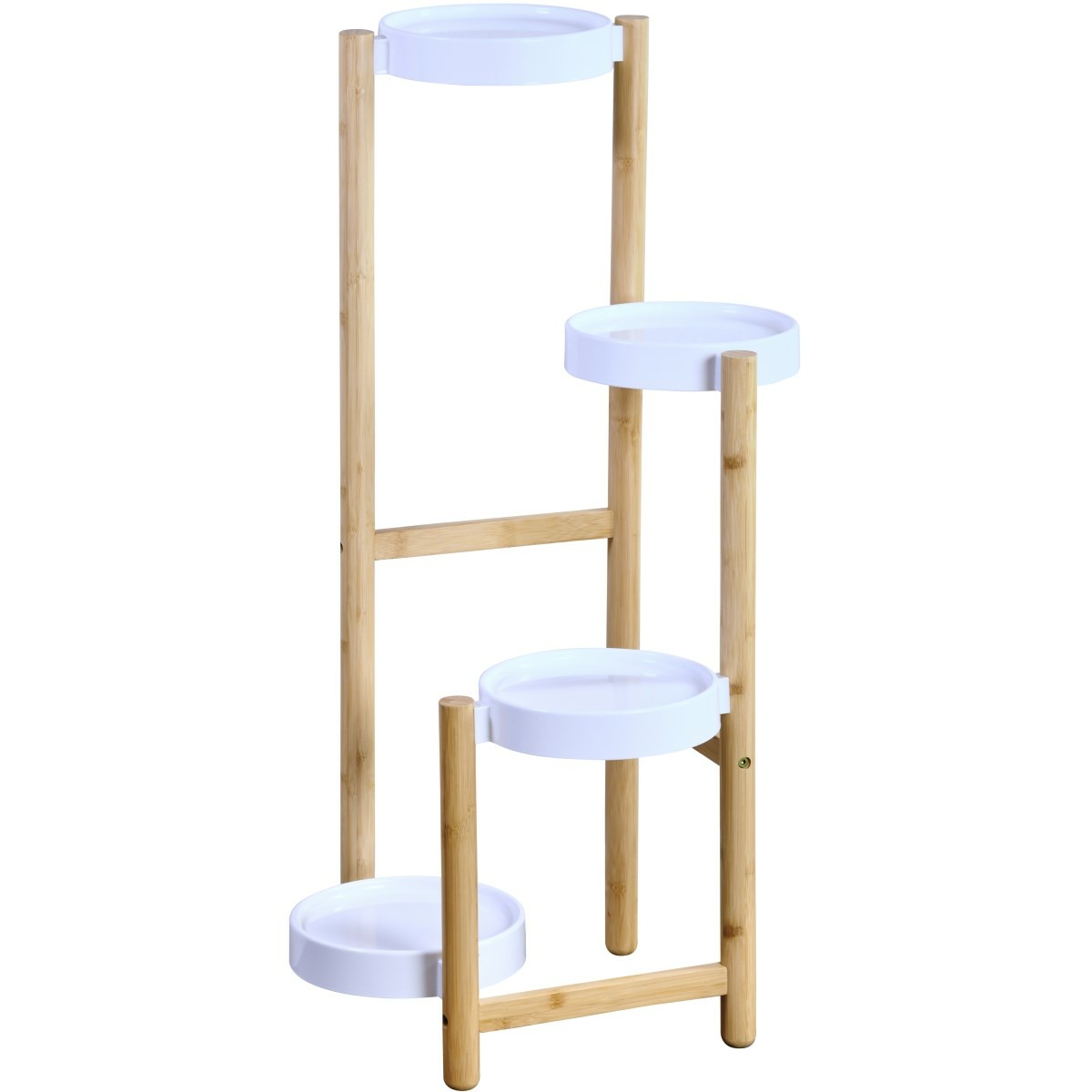 Kesper 17276 Bambusový stojan na květiny 48 x 42 x 78 cm