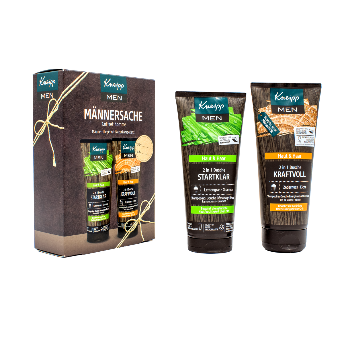 Kneipp Dárková sada Sprchové gely pro muže 2 x 200 ml