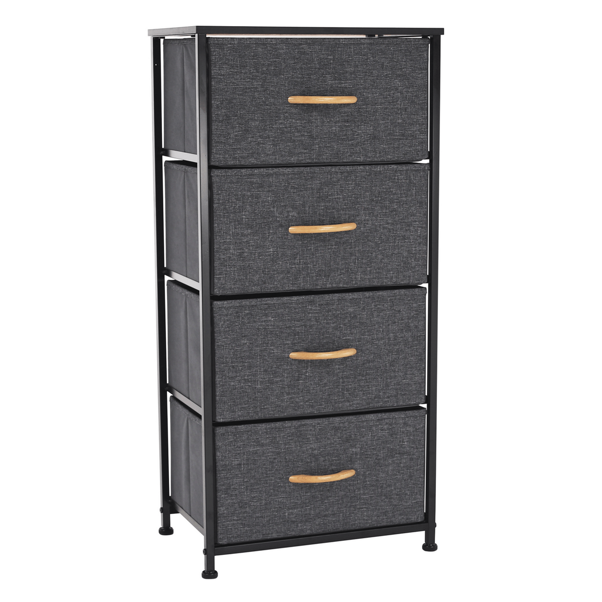 Komoda s látkovými šuplíky PALMERA