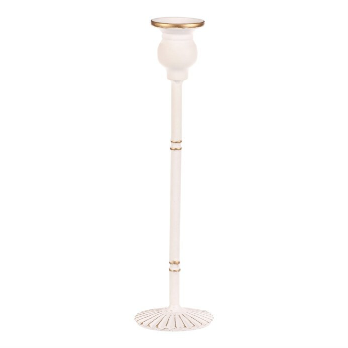 Kovový svícen na kónickou svíčku