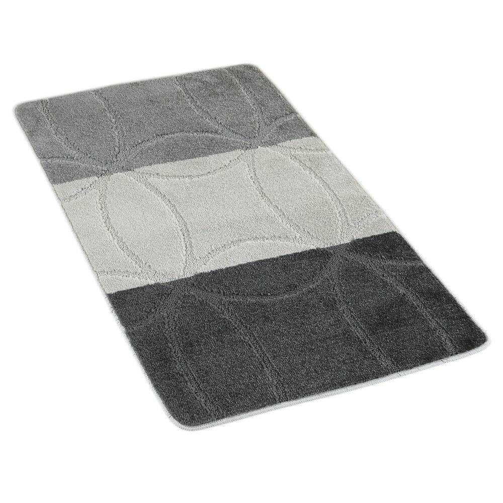 Kvalitex Koupelnová předložka Geometrie šedá