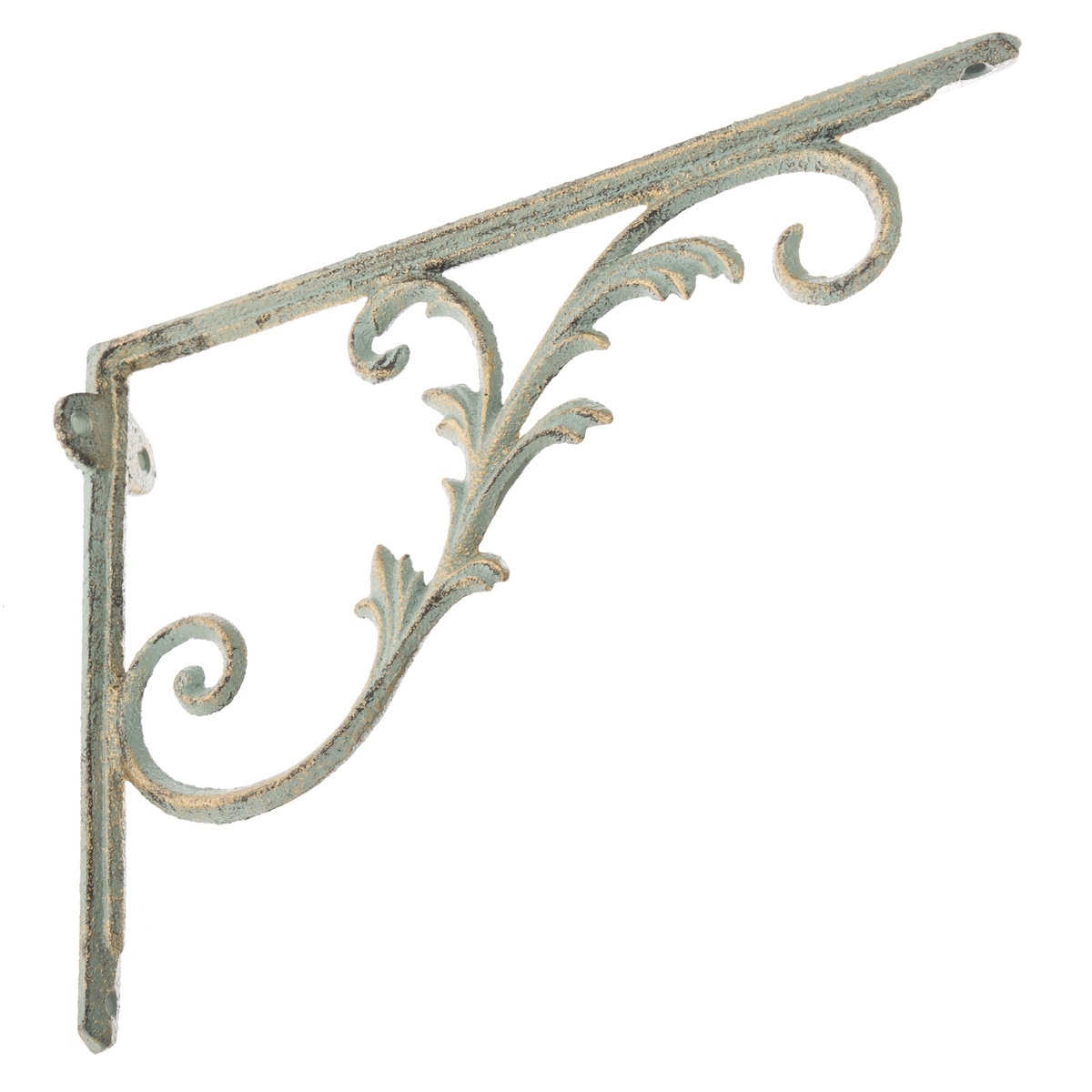 Litinová konzole pod poličku Mensola bílá