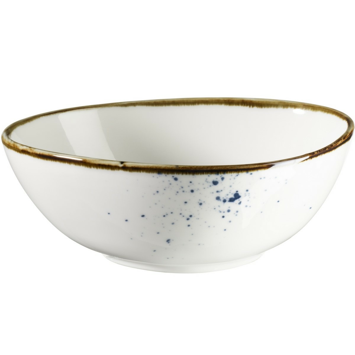 Mäser Oválná miska Pintar White modré tečky 15