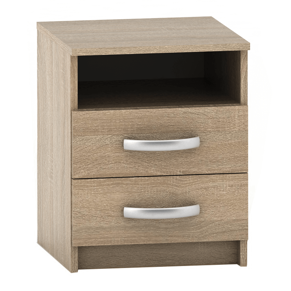 Noční stolek s dvěma šuplíky BETTY