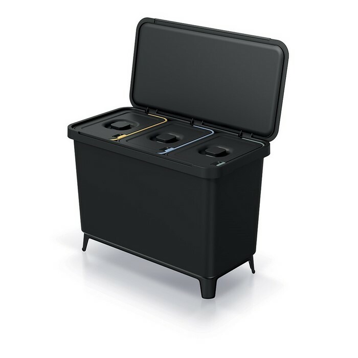 Odpadkový koš SYSTEMA na tříděný odpad 3 x 10 l