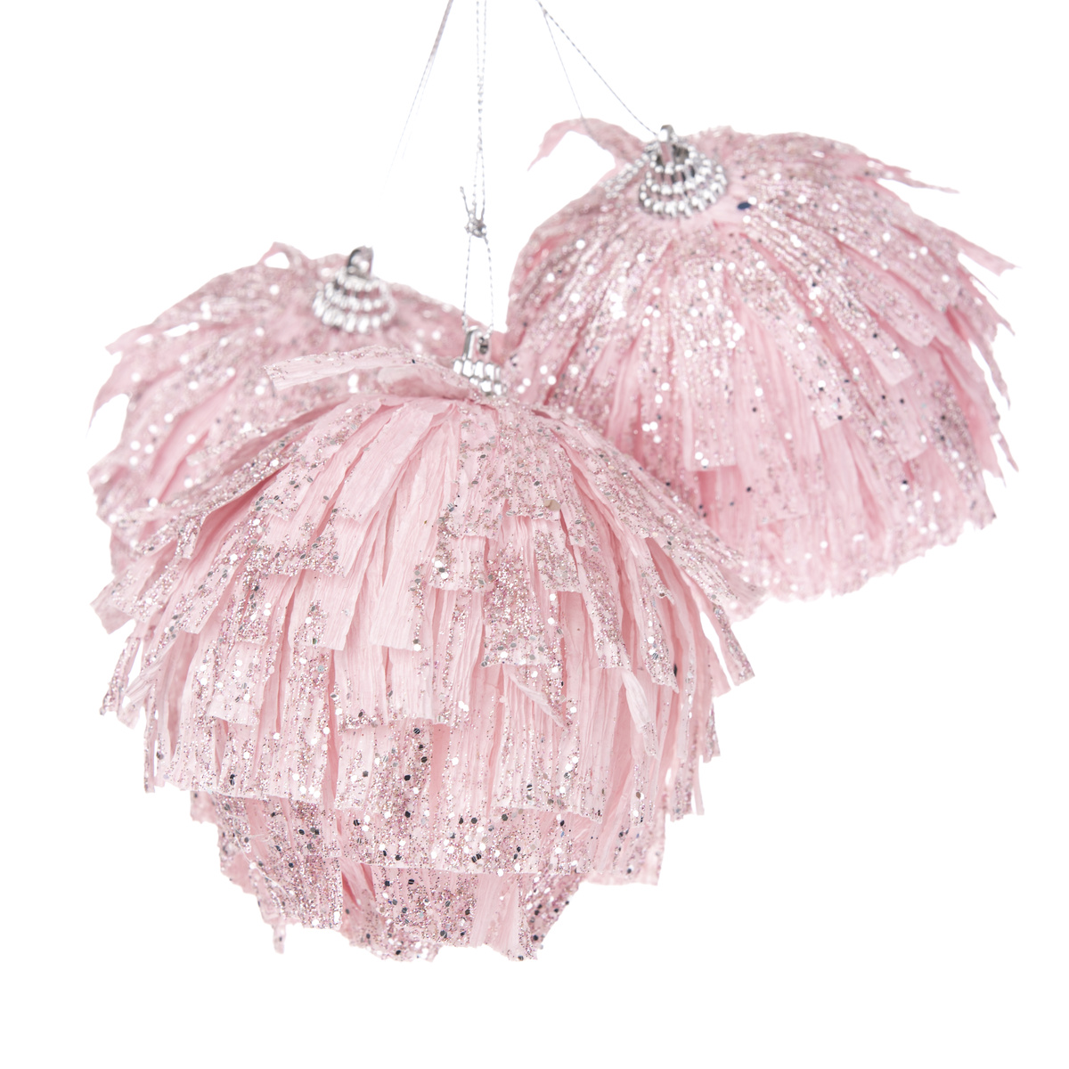 Sada vánočních ozdob Pink Elegance