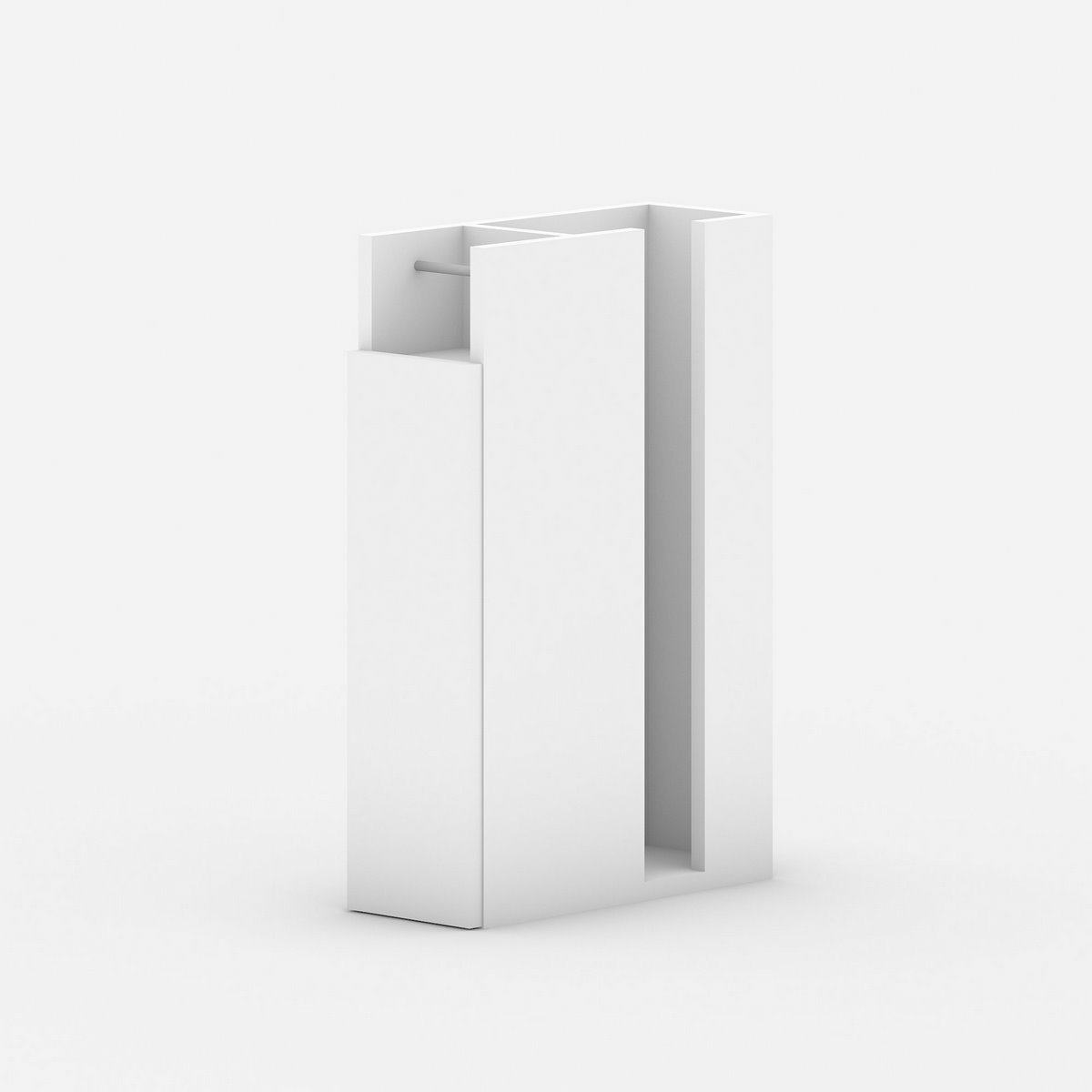 Skříňka do koupelny Paper White