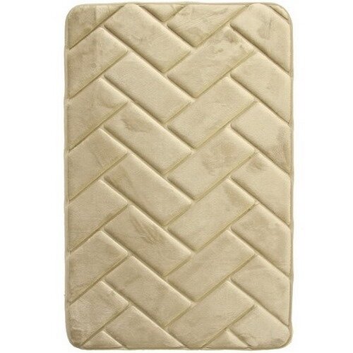 VOPI Koupelnová předložka s paměťovou pěnou Parketa béžová