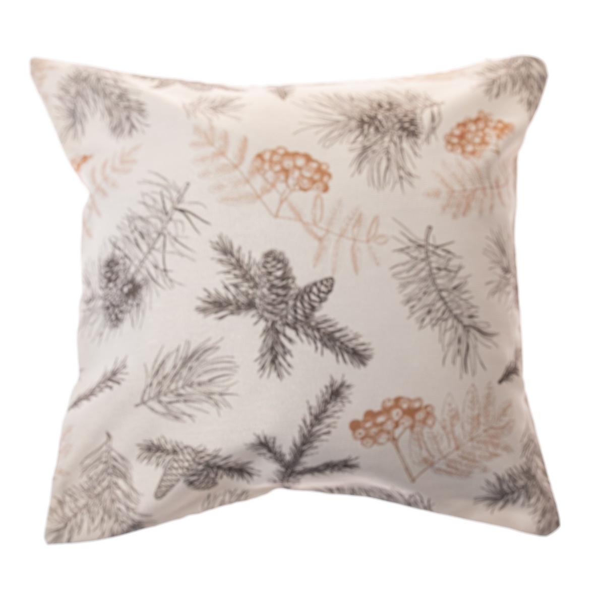 Vánoční Povlak na polštář voděodolný Jehličí