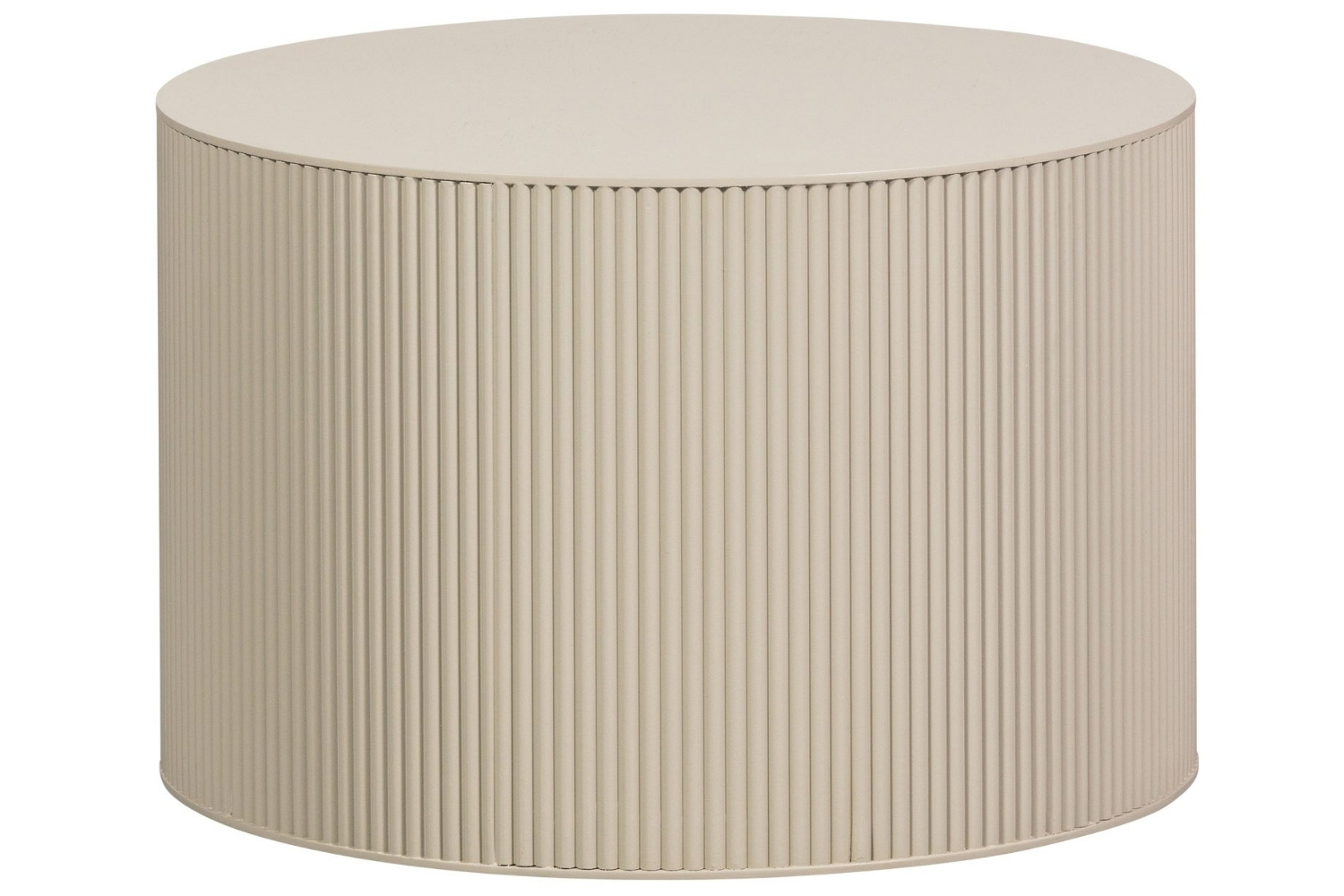 WOOOD Béžový lakovaný konferenční stolek Sanne 60 cm