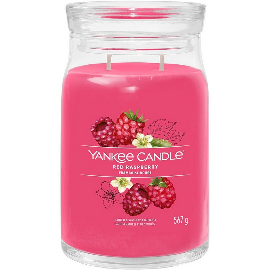 Yankee Candle Vonná svíčka velká Signature Red Raspberry