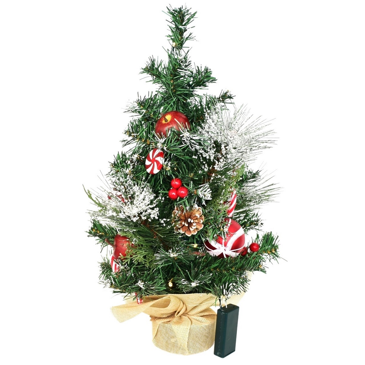 Zdobený vánoční stromek s osvětlením