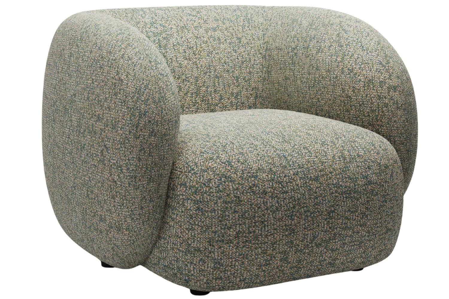 Zelené křeslo MICADONI Kate