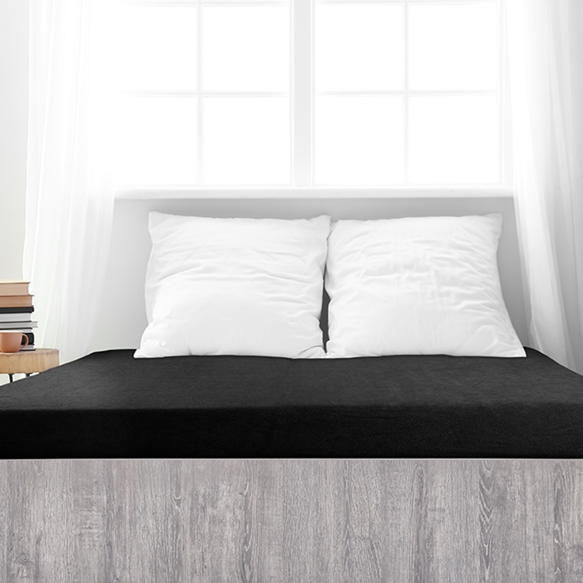 4Home froté prostěradlo Ideál černá