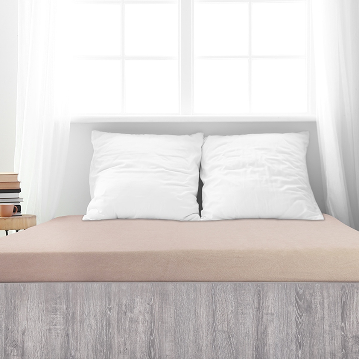 4Home froté prostěradlo Ideál kávová