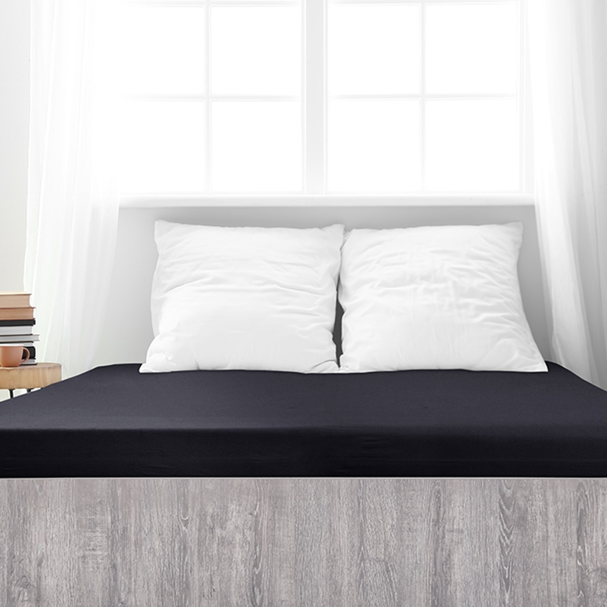 4Home jersey prostěradlo Mako černá