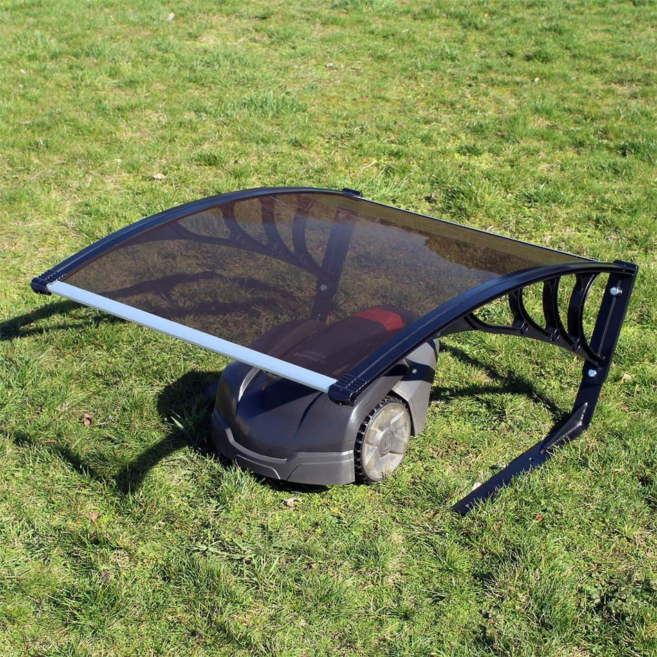 ALDOTRADE Přístřešek pro robotickou sekačku hnědý