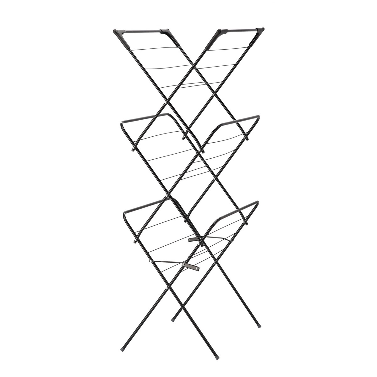 Aldotrade Sušák na prádlo CAMILLA černá