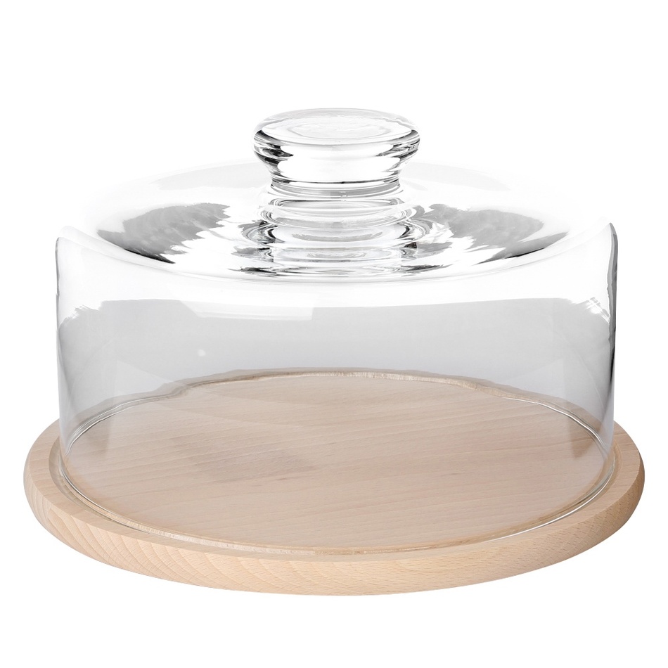 Altom Podnos dřevěný s poklopem Cheese