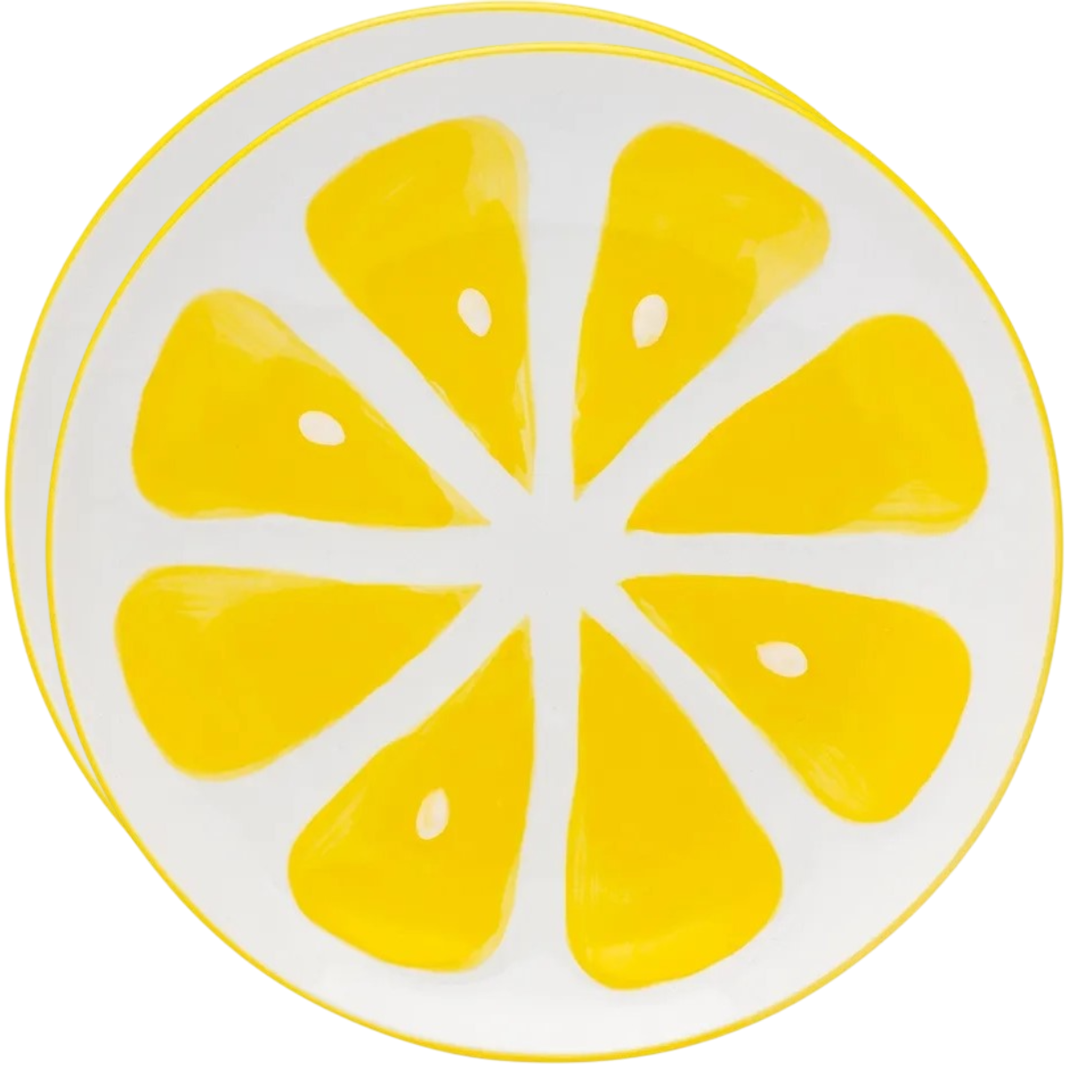 Altom Sada keramických talířů Tropicana citron 20 cm