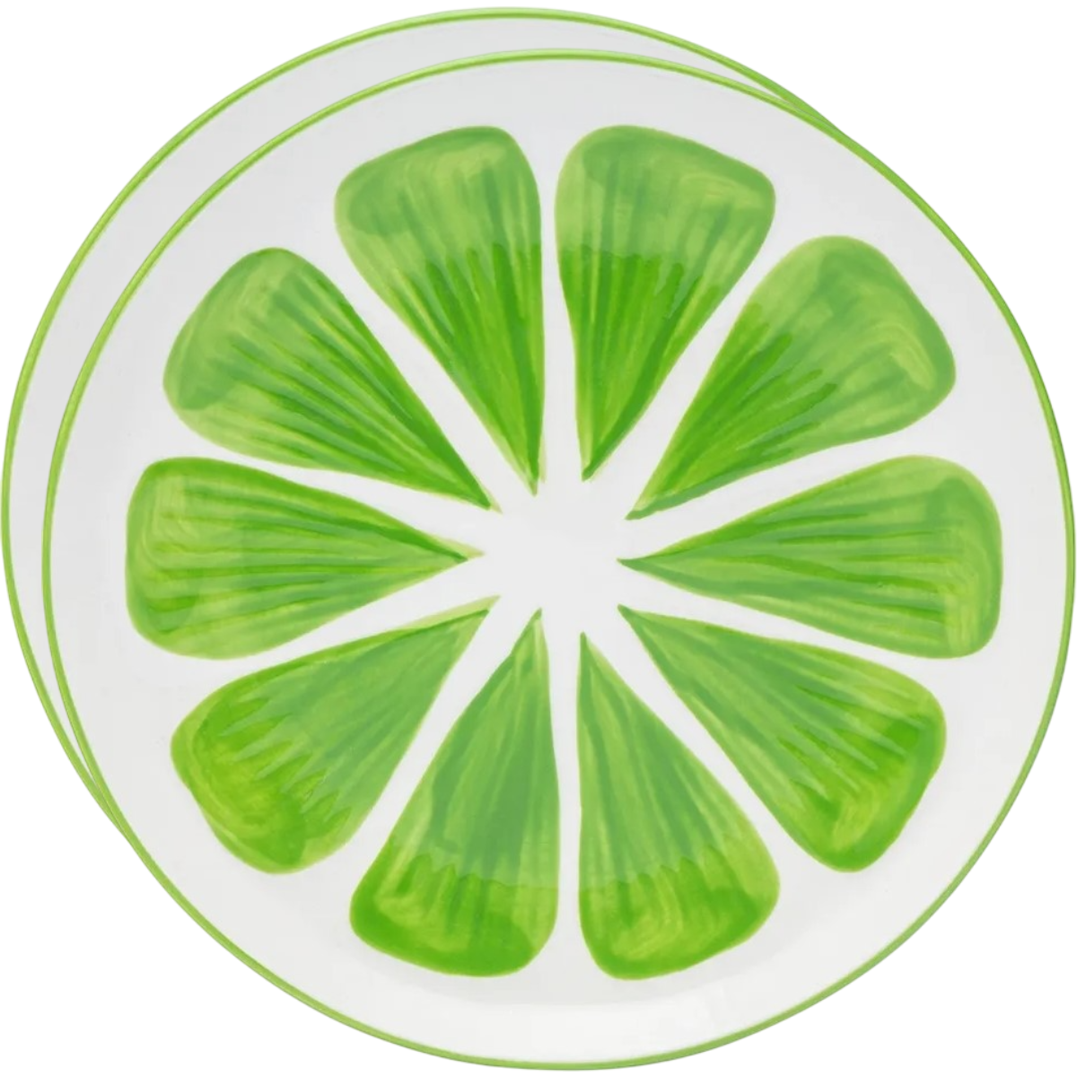 Altom Sada keramických talířů Tropicana limetka 20 cm