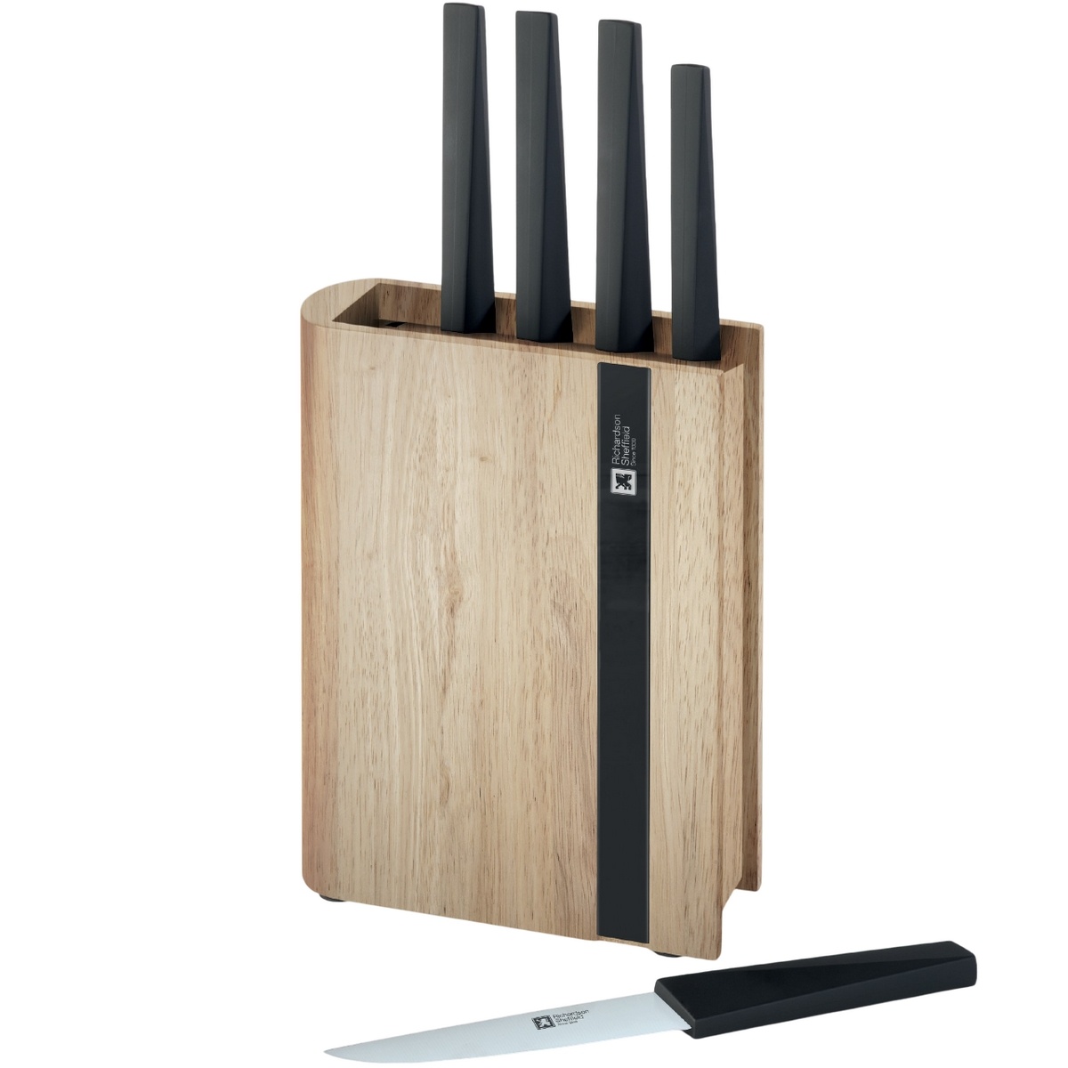 Amefa 5dílná sada kuchyňských nožů v bloku EDGE