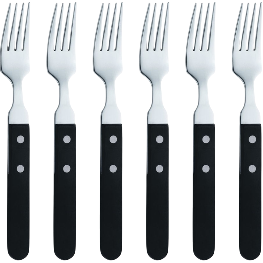 Amefa 6dílná sada steakových vidliček Pizza