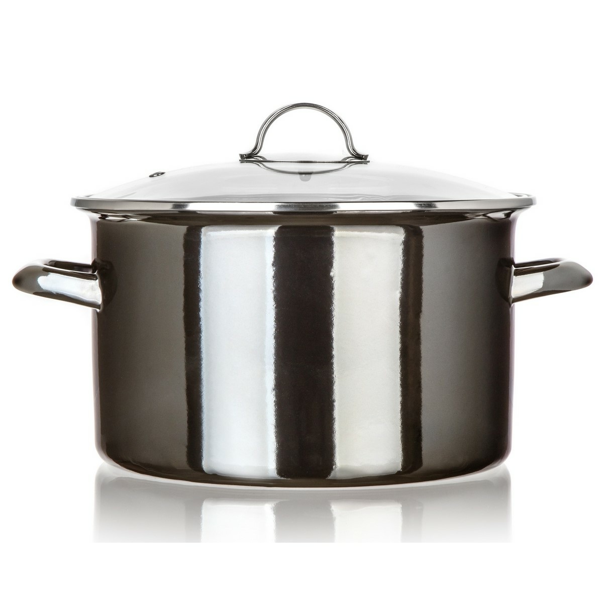 Banquet Hrnec smaltovaný METALLIC Black 26 cm