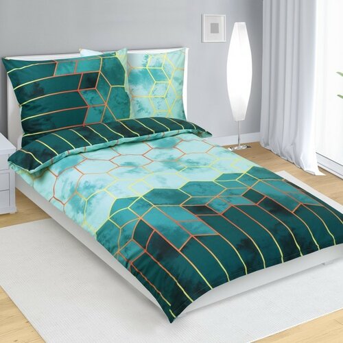 Bellatex Bavlněné povlečení Plástev zelená