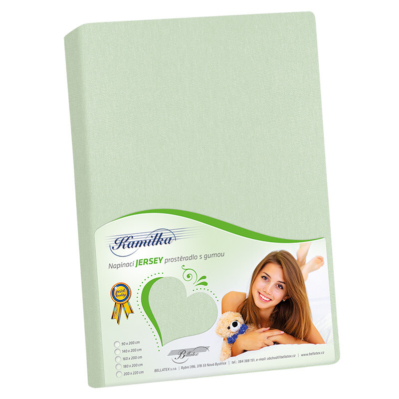 Bellatex Jersey prostěradlo šalvějová