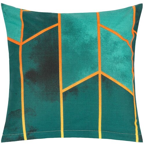 Bellatex Povlak na polštářek Plástev tm. zelená