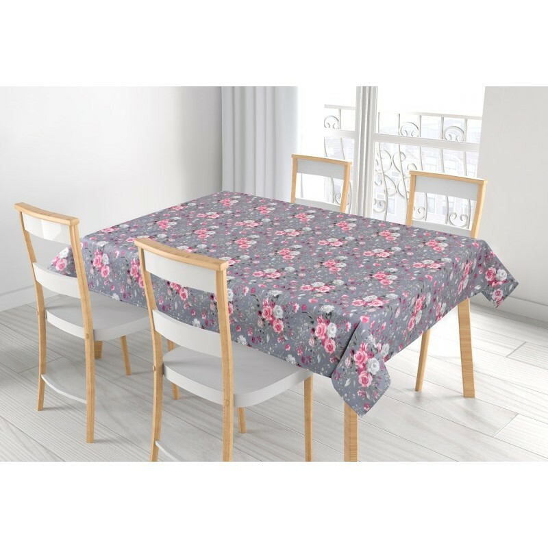 Bellatex Ubrus Adéla Květy růže růžová