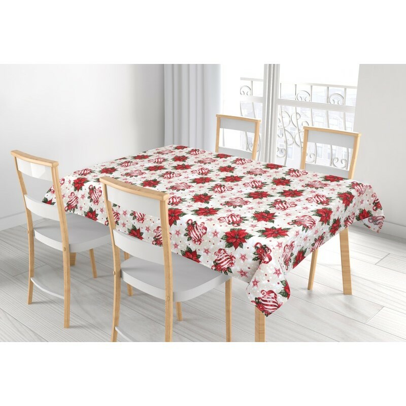 Bellatex Ubrus Vánoční ozdoby Cesmína