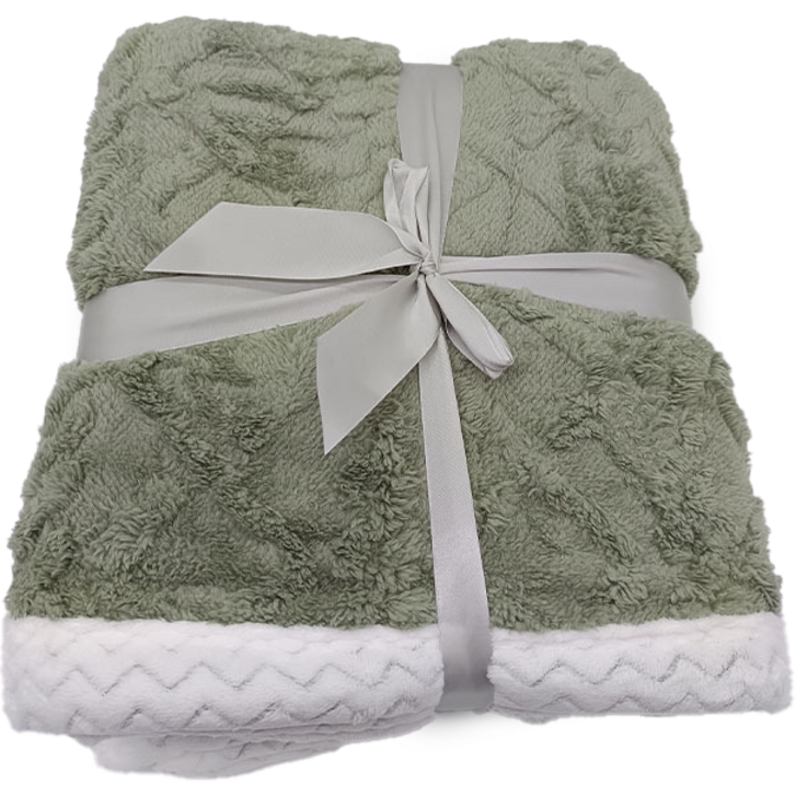 Beránková deka Island olivia