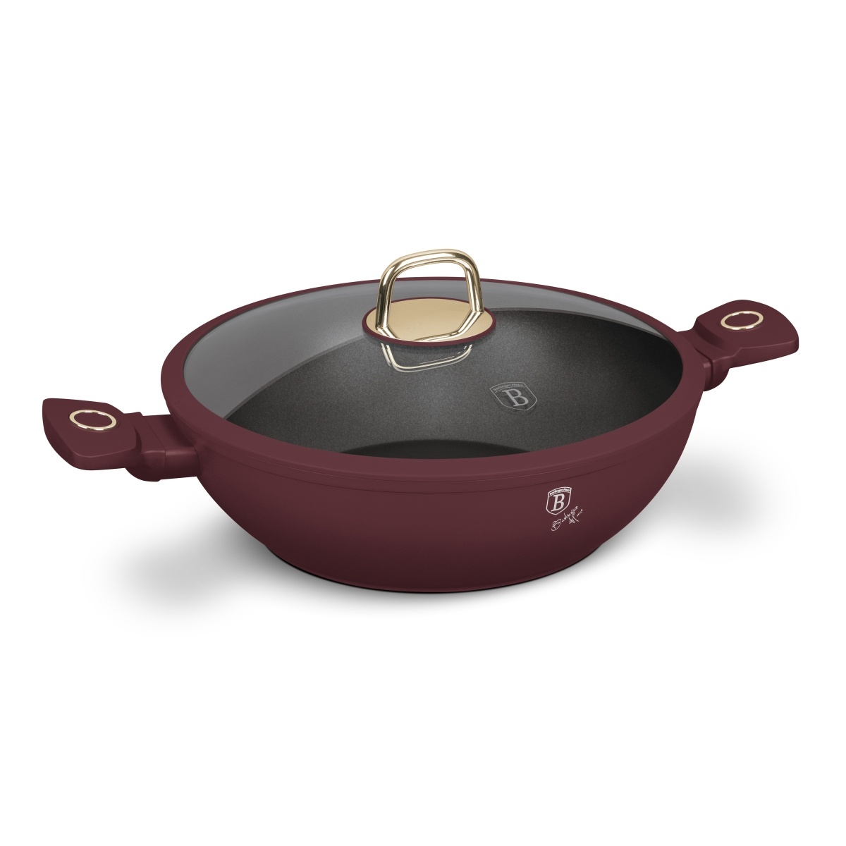 BerlingerHaus Wok s víkem Leonardo 30 cm