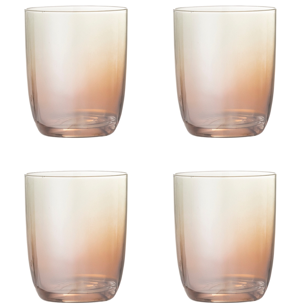 Bloomingville Sada čtyř sklenic Aston 375 ml