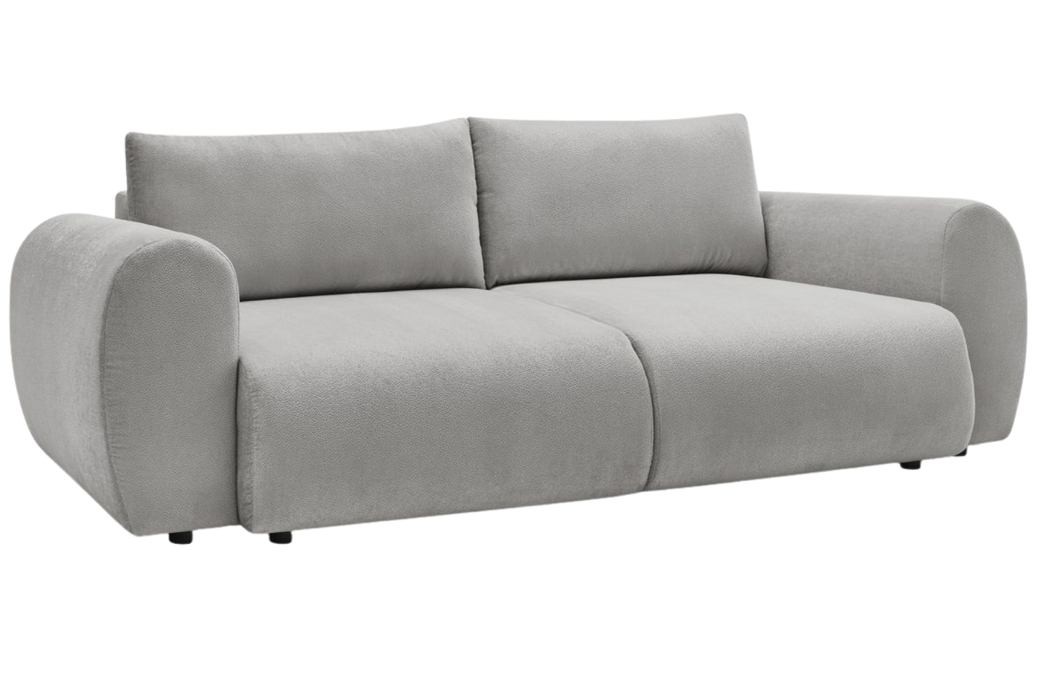 Bobochic Paris Světle šedá rozkládací pohovka Lucien 257 cm