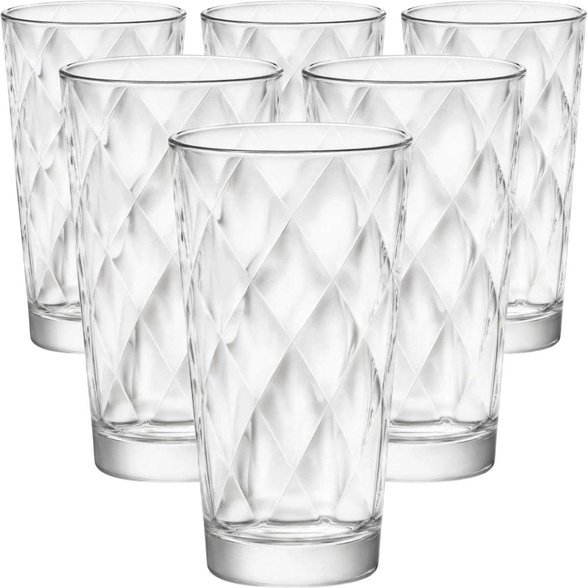 Bormioli Rocco 6dílná sada sklenic na long drink Kaleido