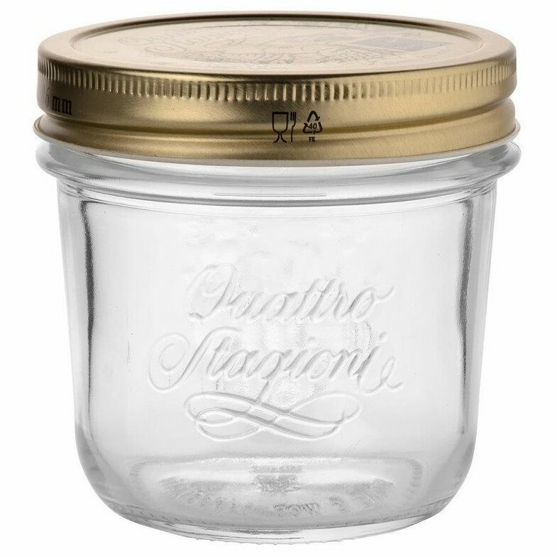 Bormioli Rocco Zavařovací sklenice s víčkem Quattro Stagioni Wide Mouth