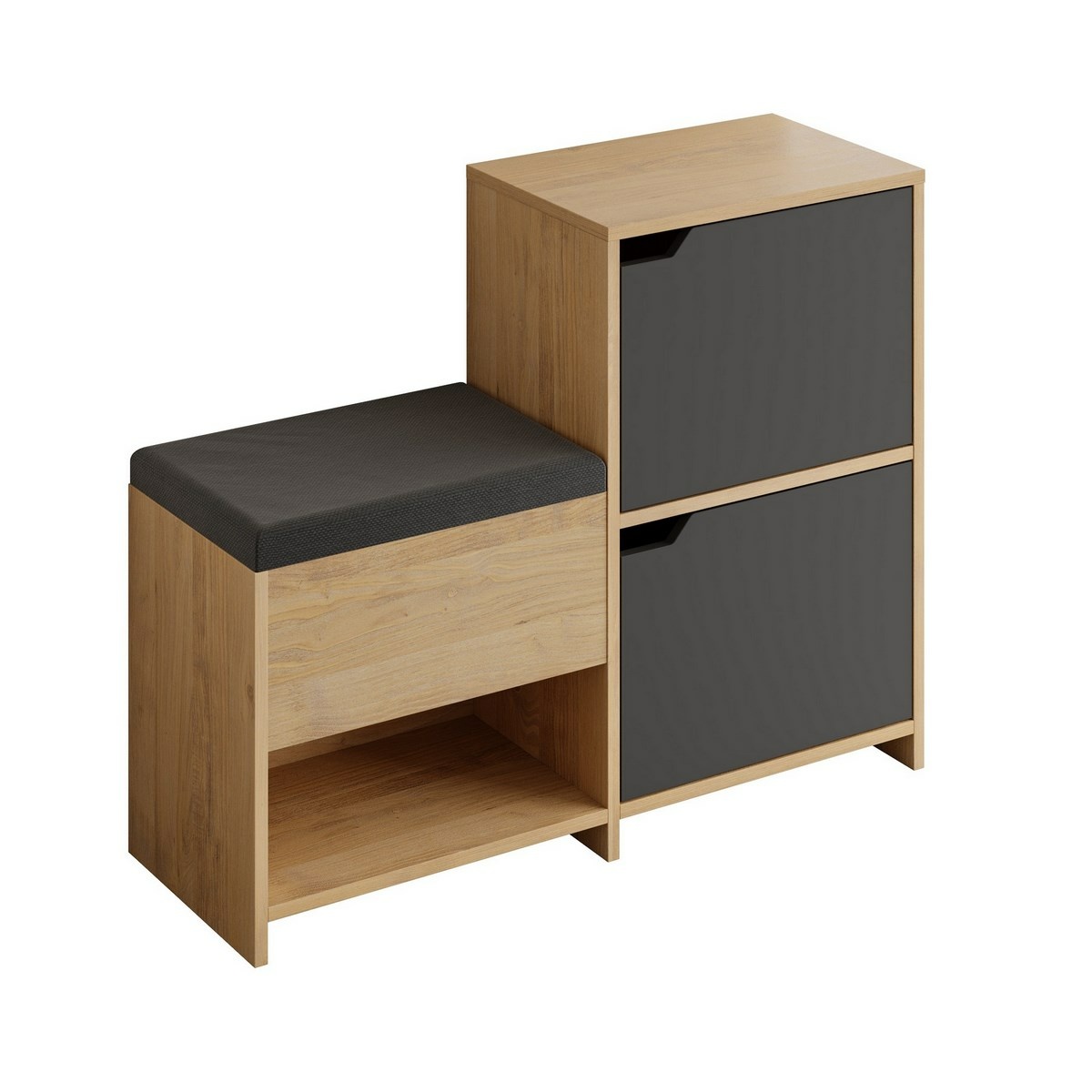 Botník Haven Oak and Anthracite