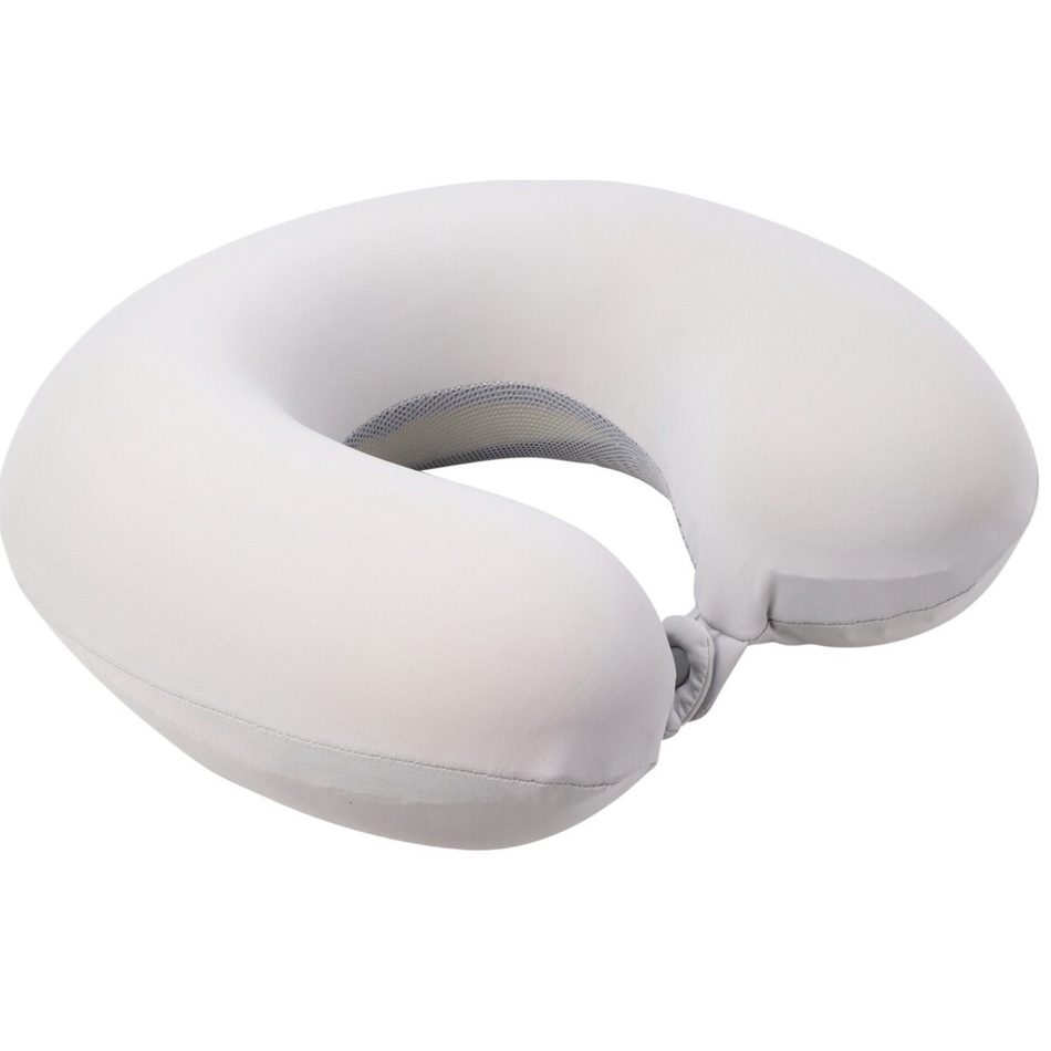 Cestovní polštářek s chladivým gelem světle šedá