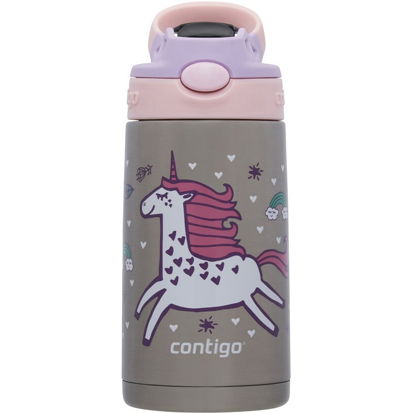 Contigo Dětská termo lahev Easy Clean 380 ml Strawberry Unicorn
