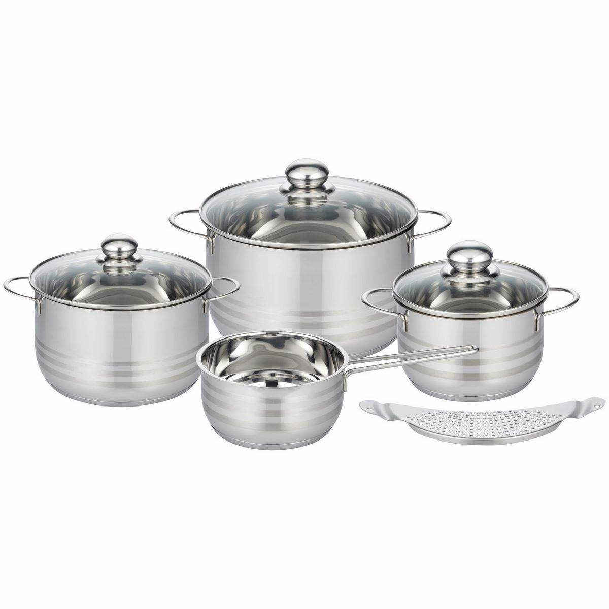 Elo 22905 Basic 4dílná sada nerezových hrnců Brillant