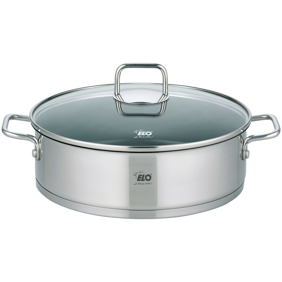 Elo 72438 Kastrol nerezový se skleněnou poklicí Citrin 28 cm